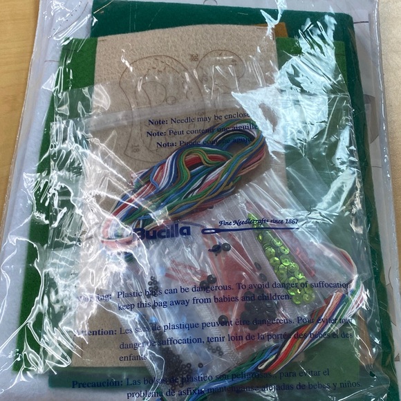 Bucilla Festive Santa and Elf Stocking Kit - Picture 4 of 4